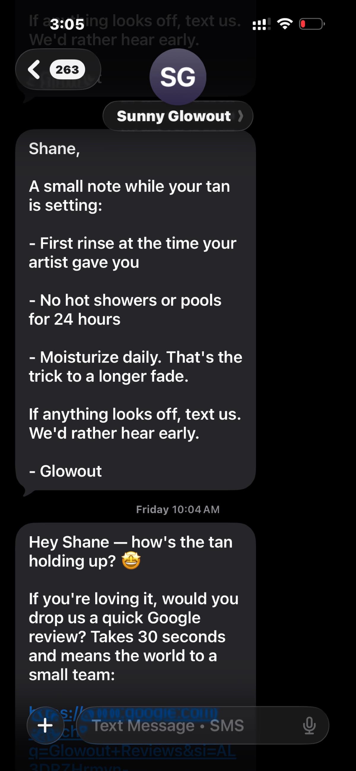 Sunny — example 1